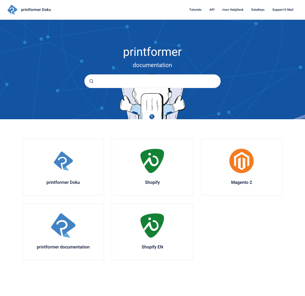 Printformer documentation screenshot